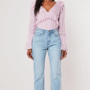 Diamond Ruffled Bodysuit